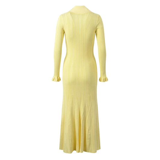 Imogen Ribbed Knit Maxi Dress
