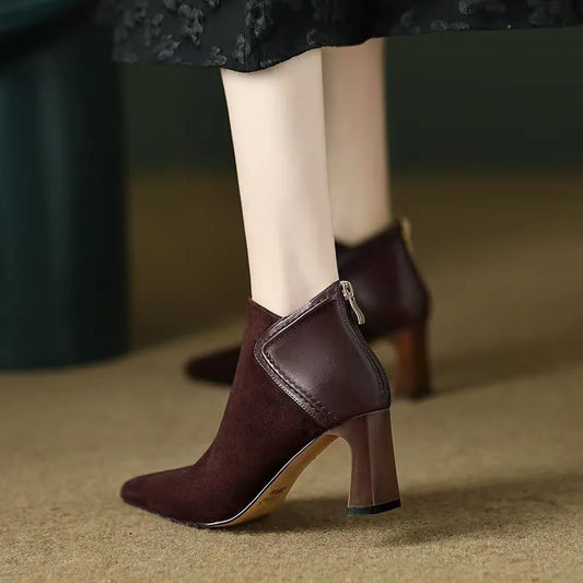 Romy Pointed Toe Ankle Boots