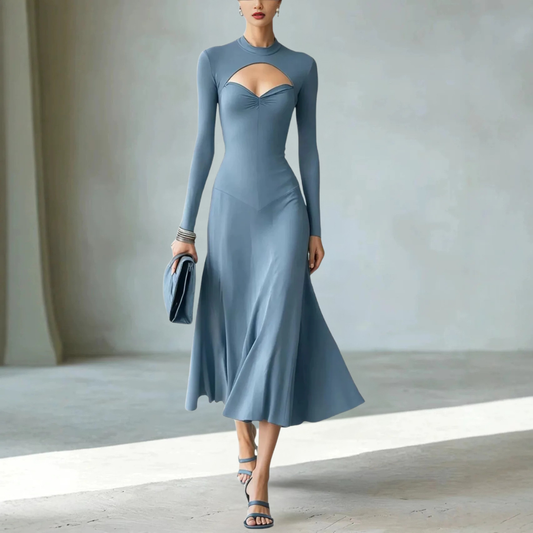 Lydia Cutout Front Midi Dress